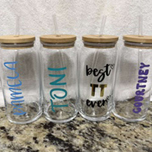 Custom Design Glass Water Bottle