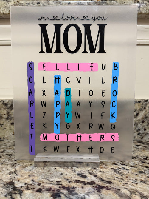 Custom Design Word Puzzles