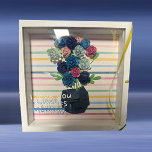 Custom Flower Shadow Box - Art 1
