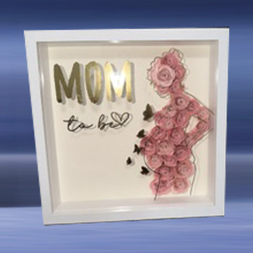 Custom Flower Shadow Box - For Mom