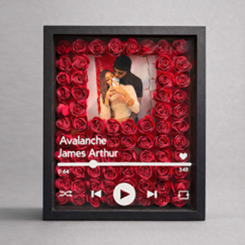 Custom Flower Shadow Box - Plaque 1