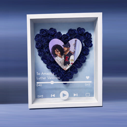 Custom Flower Shadow Box - Plaque 2